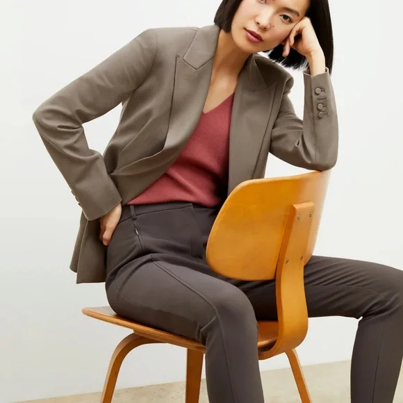 M.M LAFLEUR Mejia 4.0 pant. Sharkskin Mink. Size 2. Discontinued PowerStretch - Picture 2 of 6